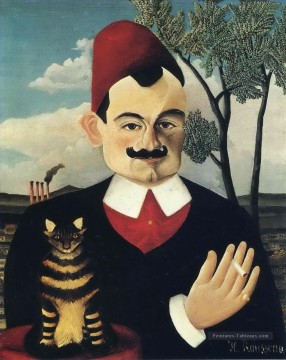  primitivisme tableau - Portrait de Monsieur X Pierre Loti Henri Rousseau post impressionnisme Naive primitivisme